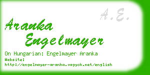 aranka engelmayer business card